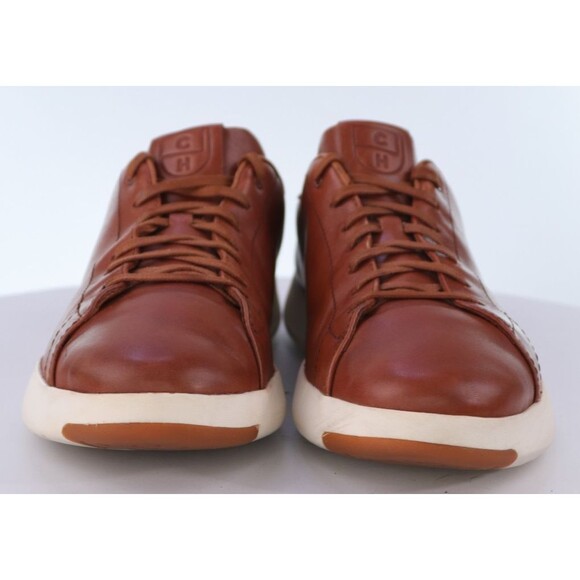 Cole Haan Grand Pro Men\'s Tennis Sneakers Shoes Size 13 M Leather Tan C22585
